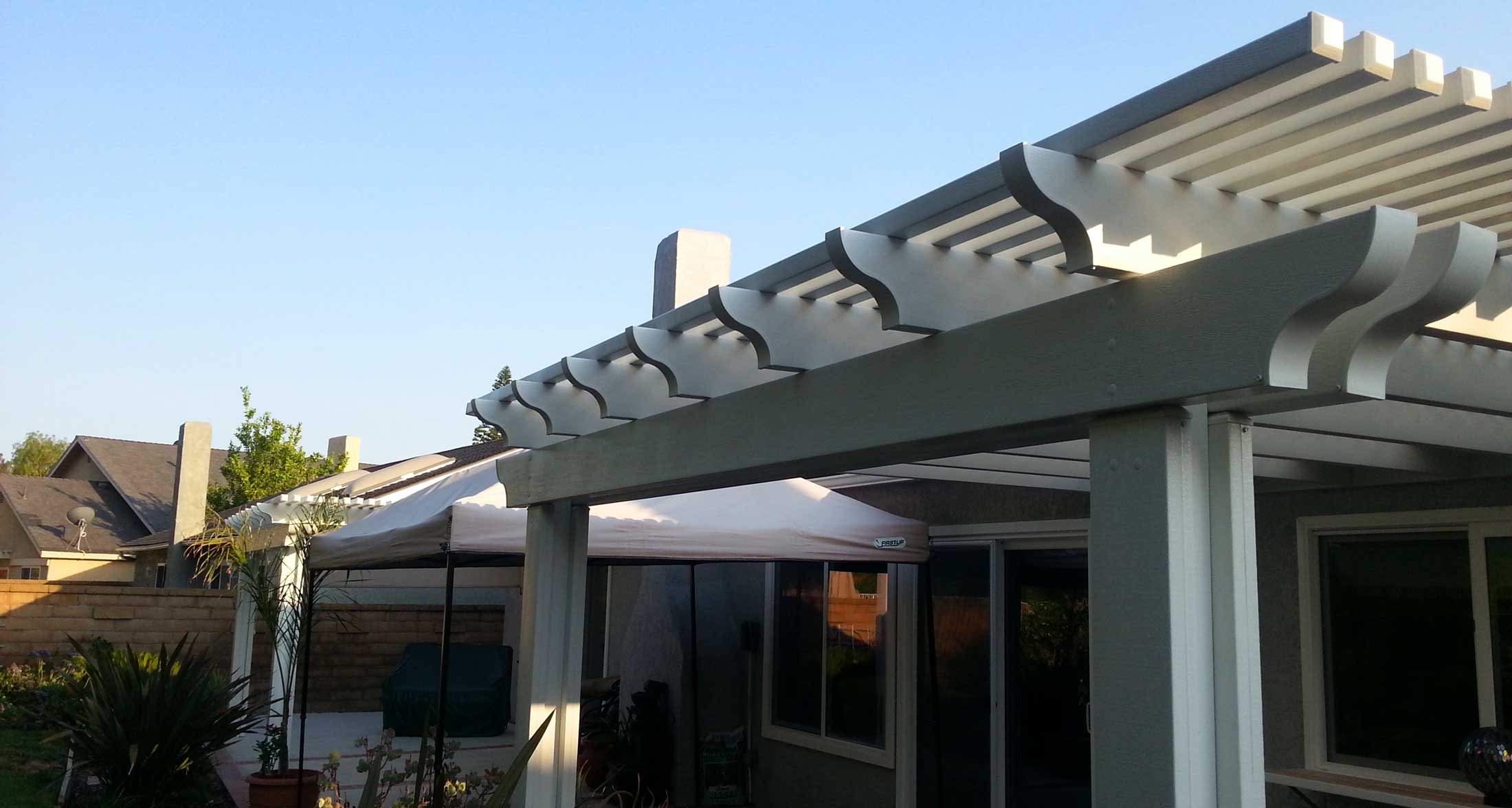 replacing vinyl lattice panels patio cover
